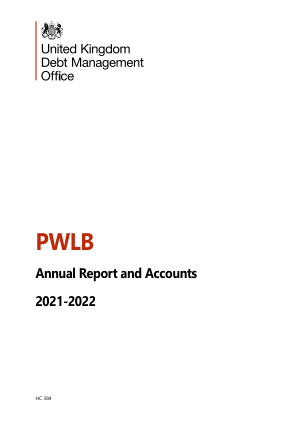 PWLB 年度报告和账目 2021-2022 - GOV.UK